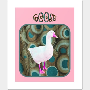 Goose goes retro Posters and Art